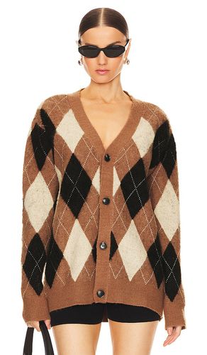 Argyle Sweater Cardigan in . Taglia L, S - WAO - Modalova