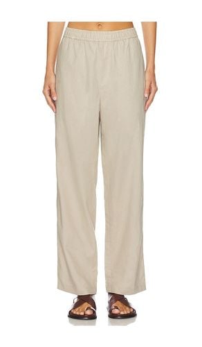 Casual Linen Pant in Beige. - size S (also in L, XL/1X) - WAO - Modalova