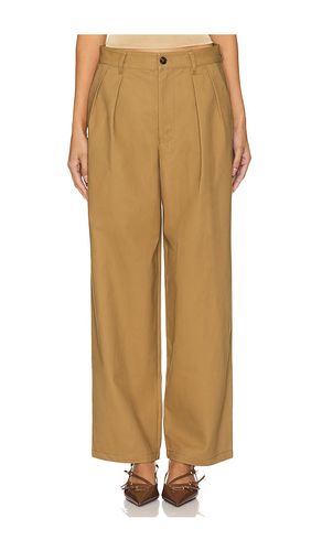 Wide Leg Pleated Trouser in . - size 26 (also in 28, 30, 32, 34) - WAO - Modalova