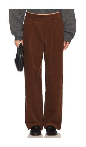 Wide Leg Pleated Corduroy Pant in . - size 26 (also in 28, 30, 32, 34) - WAO - Modalova