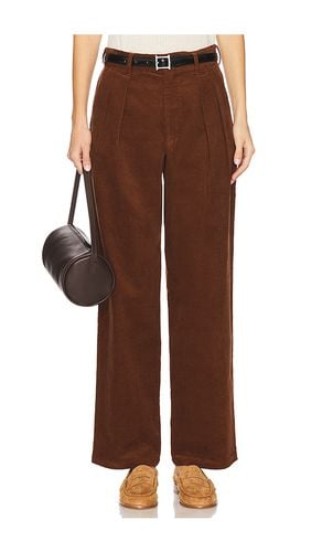 Wide Leg Pleated Corduroy Pant in . Size 28, 30, 32, 34 - WAO - Modalova