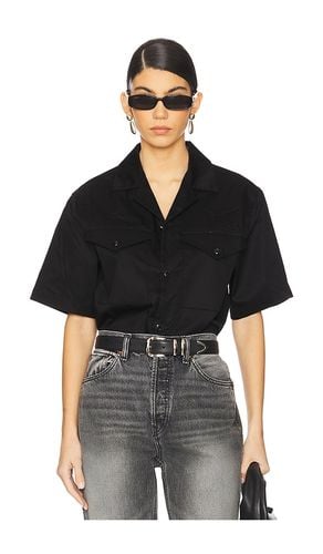 Satin Western Short Sleeve Shirt in . - size L (also in M, S, XL/1X, XS) - WAO - Modalova