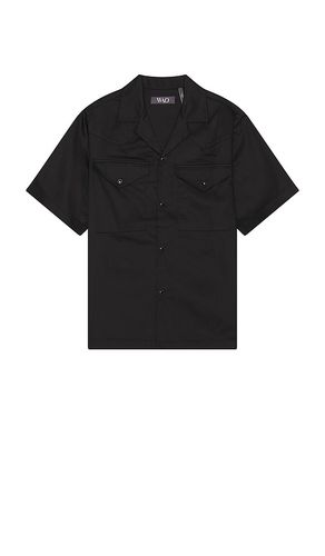 Satin Western Short Sleeve Shirt in . - size L (also in M, S, XL/1X, XS) - WAO - Modalova