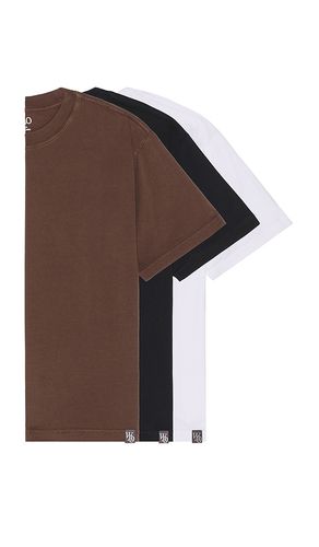 The Relaxed Tee: 3 Pack in Brown. - size L (also in M, S, XL/1X, XS) - WAO - Modalova