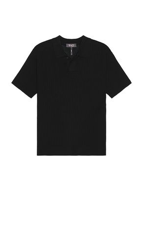 Relaxed Open Knit Polo in . - size L (also in M, S) - WAO - Modalova