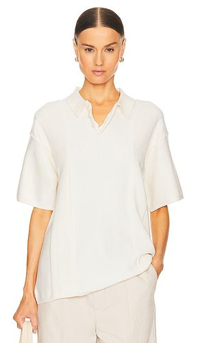 Short sleeve knit polo en color blanco talla M en - White. Talla M (también en L, S, XL/1X) - WAO - Modalova
