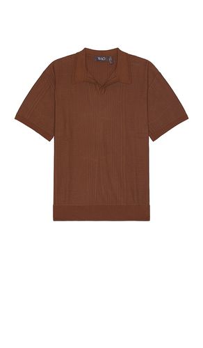 Short Sleeve Pattern Knit Polo in . - size M (also in L, S, XL/1X, XS) - WAO - Modalova