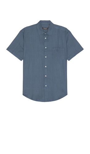 Short Sleeve Slub Shirt in Blue. - size L (also in M, S) - WAO - Modalova