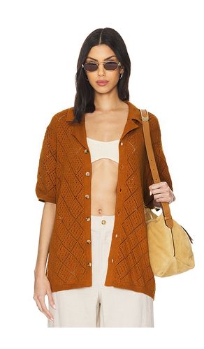 Open Knit Camp Shirt in . - size M (also in S, XS) - WAO - Modalova