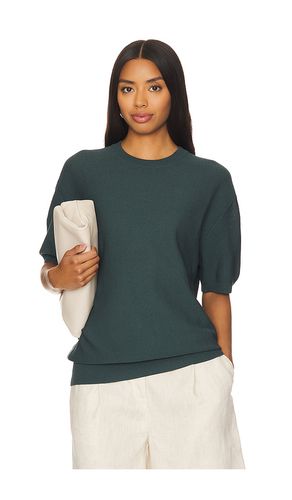 Textured Knit Tee in Green. - size M (also in XL/1X) - WAO - Modalova