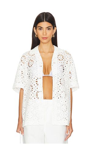 Embroidered Floral Shirt in . Taglia M, S, XL/1X, XS - WAO - Modalova