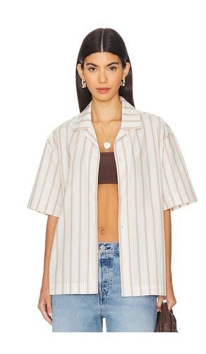 Textured Stripe Camp Shirt in . - size S (also in XL/1X, XS) - WAO - Modalova
