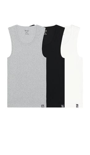 The Fitted Tank 3 Pack in Grey. - size L (also in M, XL/1X, XS) - WAO - Modalova