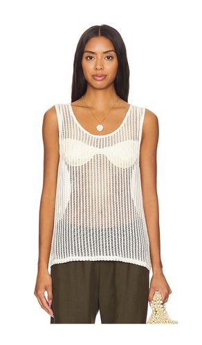 Crochet Tank Top in White. - size M (also in L, S, XL/1X) - WAO - Modalova