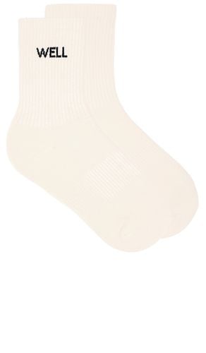 Well Tube Sock in Cream - WellBeing + BeingWell - Modalova