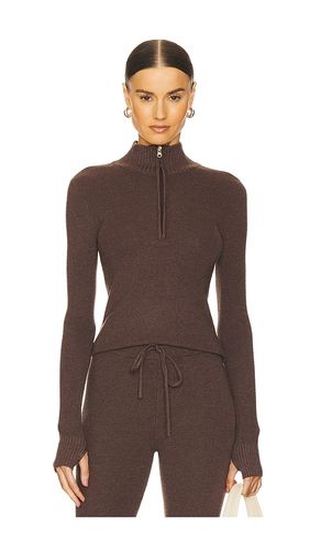 Chalet Half Zip Pullover in Brown. - size L (also in XL) - WellBeing + BeingWell - Modalova