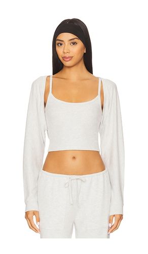 Arden Shrug in Light Grey. - size L (also in M, S, XL, XS, XXS) - WellBeing + BeingWell - Modalova