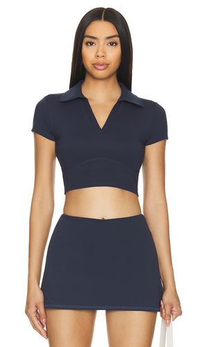 MoveWell Frankie Polo Top in Navy. - size L (also in M, S, XL, XS, XXS) - WellBeing + BeingWell - Modalova