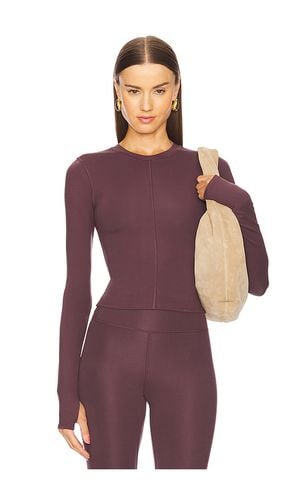 Bruna Long Sleeve Top in Wine. - size L (also in M, S, XL, XS, XXS) - WellBeing + BeingWell - Modalova