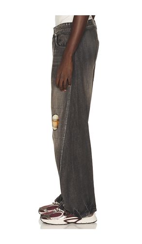Repaired CheckCurved Denim Jeans in . - size S (also in M, L, XL/1X) - WE11DONE - Modalova