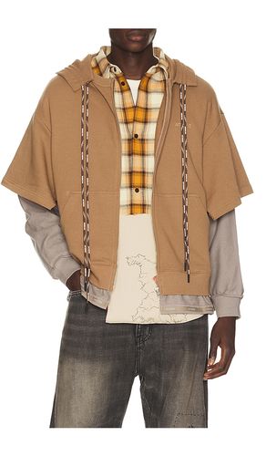 Layered Double String Zip Up Hoodie in . - size L (also in M, S, XL/1X) - WE11DONE - Modalova