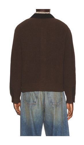 Contrast Collar Knit Cardigan in . Taglia L. Also in M, S - WE11DONE - Modalova