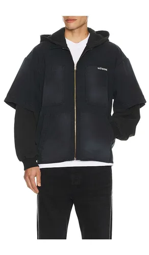 Faded Layered Hoodie Jacket in . Size M. Also in XL/1X - WE11DONE - Modalova