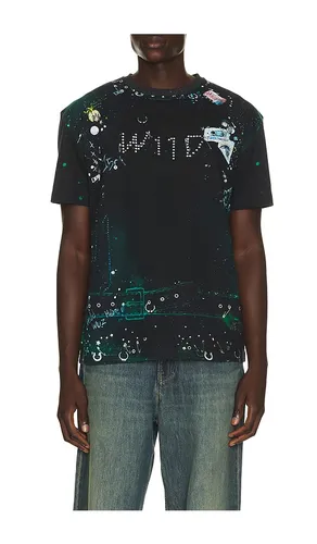 Trompe-L'Oeil Pierced T-Shirt in . Size L. Also in M, XL/1X - WE11DONE - Modalova