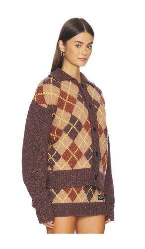 Knit Argyle Intarsia Cardigan in . Taglia L. Also in M - WE11DONE - Modalova