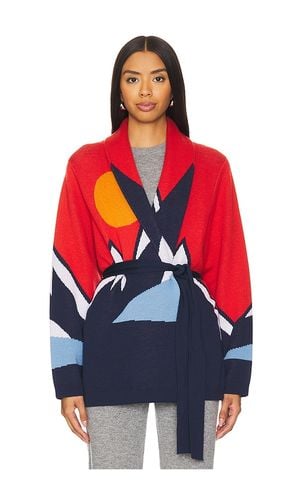 Snow Mountain Cardigan in Red,Navy. - size M/L (also in XS/S) - We Norwegians - Modalova