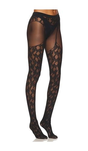 Floral Lace Suspender Tights in . - size L (also in M, S, XS) - Wolford - Modalova