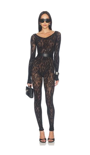 Infinite Rose Net Jumpsuit in . Taglia L. Also in M, S, XS - Wolford - Modalova