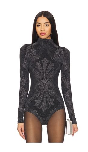 X Etro Metallic Jacquard Bodysuit in Metallic , grey. - size M (also in XS) - Wolford - Modalova