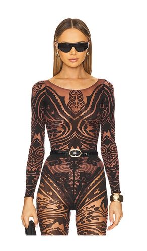 X Etro Body Tattoo String Bodysuit in . - size M (also in S, XS) - Wolford - Modalova