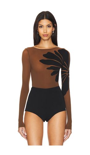 Body Tattoo Long Sleeve Top in Brown. - size S (also in XS) - Wolford - Modalova