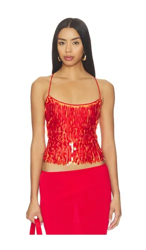 Backless Top in Orange. - size L (also in M, S, XS) - With Harper Lu - Modalova