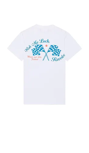 X REVOLVE First Pick T-Shirt in . Size L. Also in M, S - Wish Me Luck - Modalova