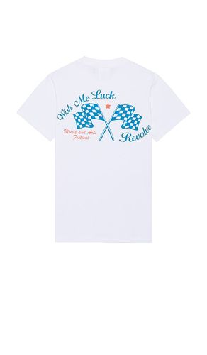 X REVOLVE First Pick T-Shirt in White. - size L (also in M, S, XL/1X) - Wish Me Luck - Modalova