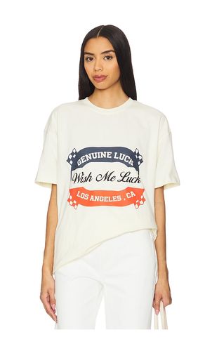 Genuine Luck Tee in Cream. - size L (also in M, S, XL/1X) - Wish Me Luck - Modalova