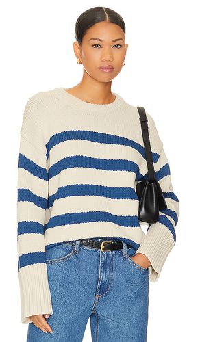 Striped Crewneck in . Size XS - White + Warren - Modalova