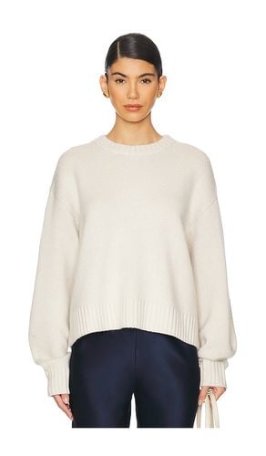 Cashmere Blend Drop Shoulder Crewneck in . - size L (also in M, S, XS) - White + Warren - Modalova