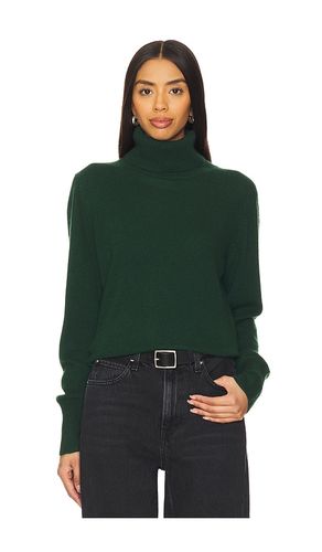 Cashmere Turtleneck in Green. - size L (also in XS) - White + Warren - Modalova