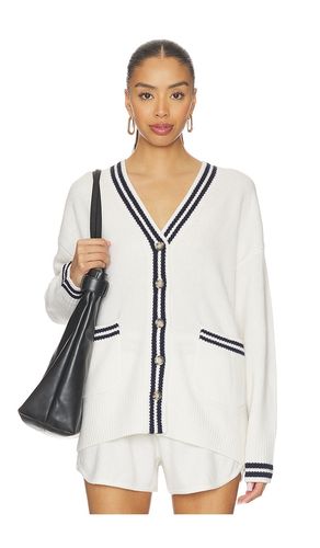 Warren Cashmere Varsity Cardigan in ,. Size L. Also in M - White & Warren - Modalova