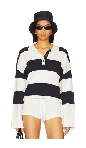 Warren Rugby Polo Top in ,Navy. - size M (also in S, XS) - White + Warren - Modalova