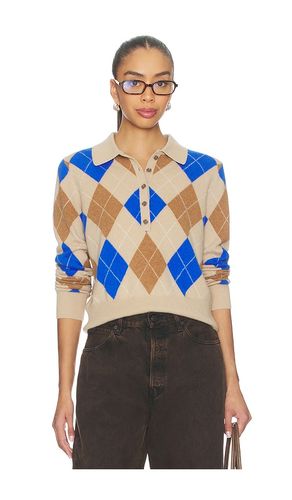 LANGARM-POLOHEMD AUS KASCHMIR MIT ARGYLE-MUSTER in ,. Größe S. Also in XS - White & Warren - Modalova