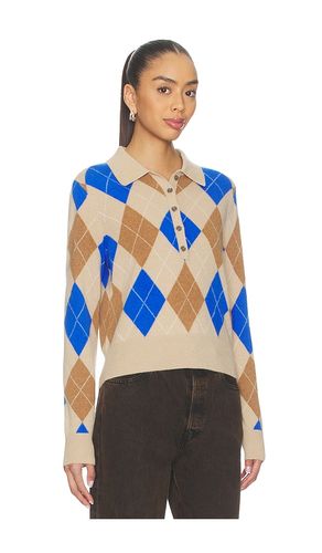 LANGARM-POLOHEMD AUS KASCHMIR MIT ARGYLE-MUSTER in ,. Größe S. Also in XS - White & Warren - Modalova