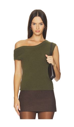 Cashmere Off Shoulder Top in . Taglia L. Also in M, S, XS - White & Warren - Modalova