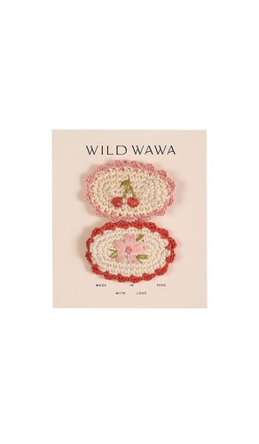 Kids Crochet Clip Set in - Wild Wawa - Modalova