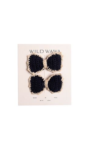 Knitted Bows Clip Set in - Wild Wawa - Modalova