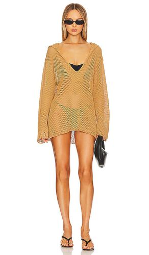 Crochet Hooded Caftan in . Taglia S/M - WeWoreWhat - Modalova